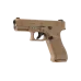 Pistola Glock G19X Non-Blowback CO2 4.5mm BB Coyote Tan