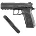 PISTOLA ASG CZ P-09 BLOWBACK CO2 4.5MM NEGRA