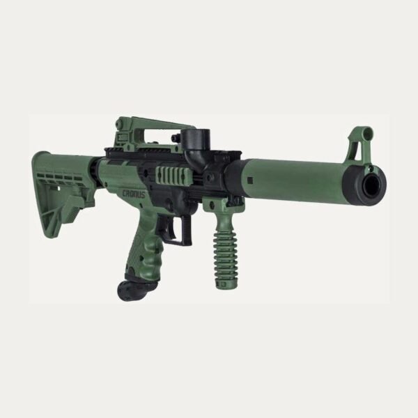 Marcadora de paintball Tippmann Cronus Tactical .68 – Negra/Oliva