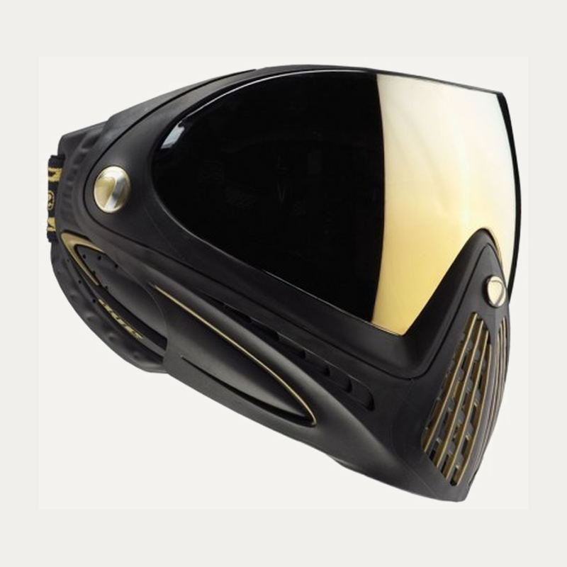 Máscara de paintball Dye i4 – Negra/Dorada