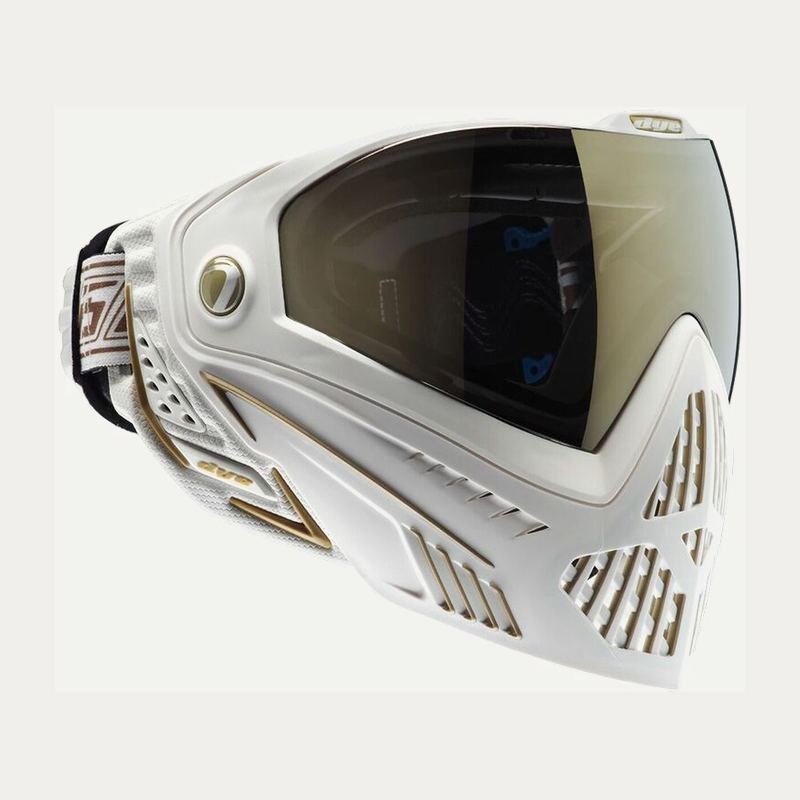 Máscara de paintball Dye i5 – Blanca/Dorada