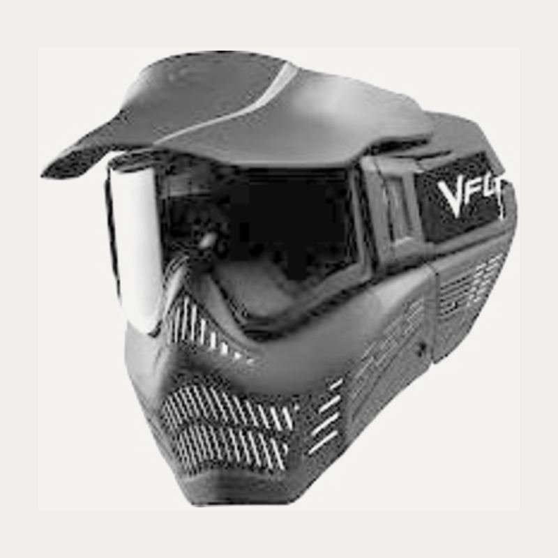 Máscara de paintball VForce Armor – Negra, lente sencillo