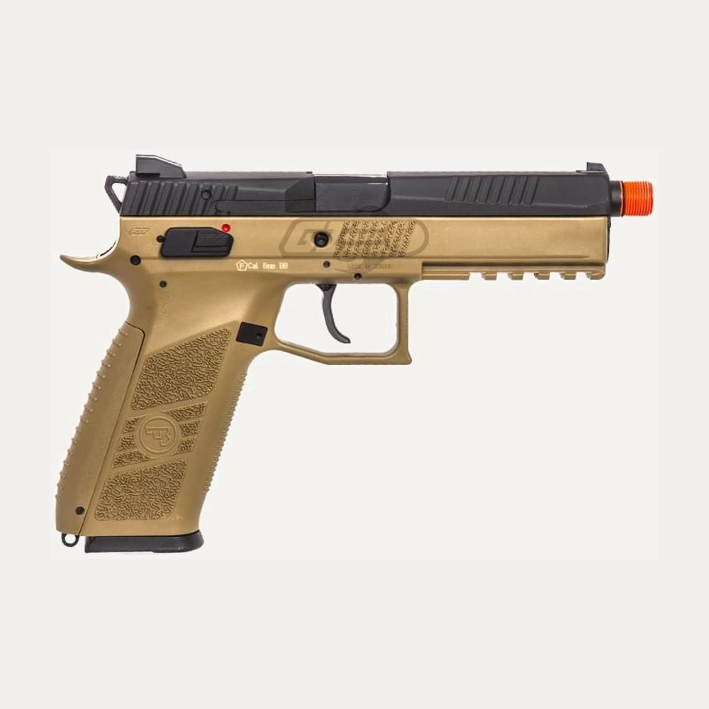 Pistola Airsoft ASG CZ P-09 CO2 Blowback – Negra/Tan