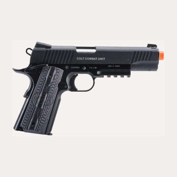 Pistola Airsoft Cybergun Colt 1911 Combat Unit CO2 GBB – Negra