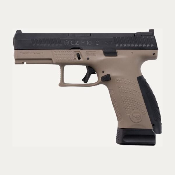 Pistola Airsoft ASG CZ P-10 C CO2 Blowback – FDE/Negra