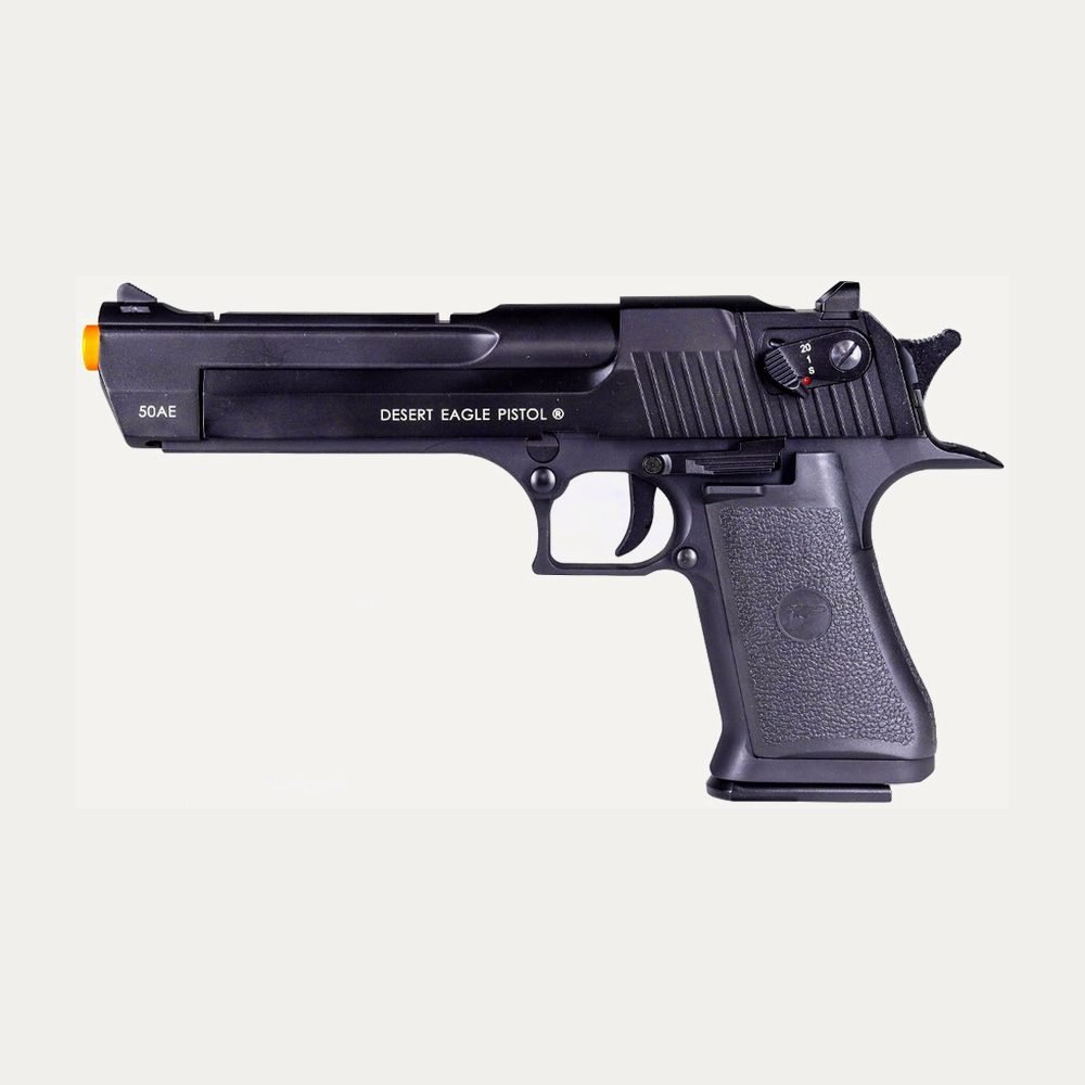 Pistola Airsoft Desert Eagle .50AE Semi/Full Auto Metal CO2 GBB – Negra