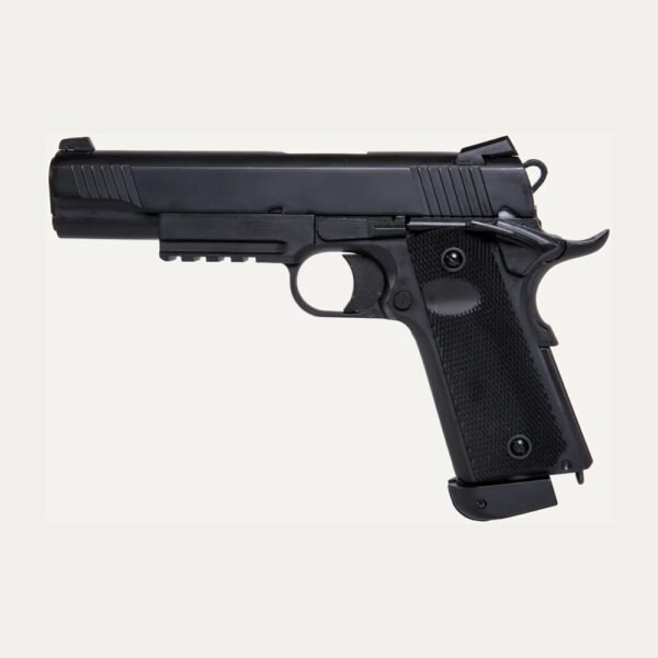 Pistola Airsoft Double Bell 1911 Polímero CO2 – Negra (Ref. 839S)