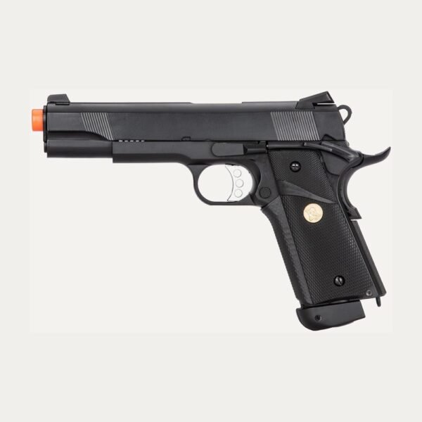 Pistola Airsoft Double Bell 1911 Polímero GBB CO2 – Negra (Ref. 828S)