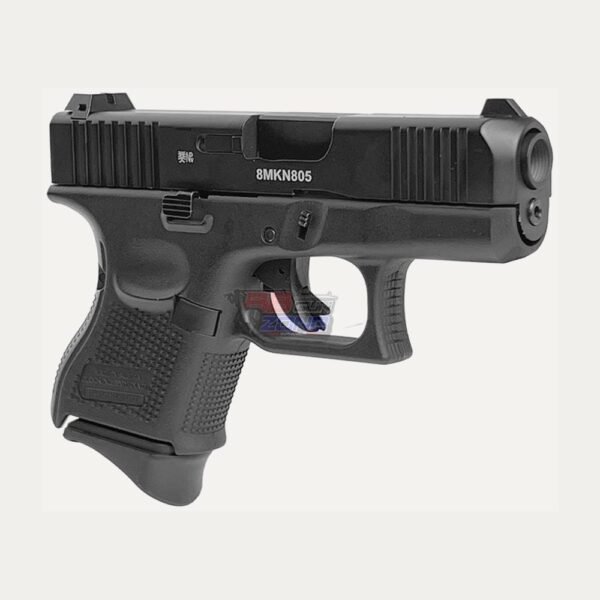 Pistola Airsoft Double Bell G26 Gen 5 Ambidiestra Full Metal GBB – Negra