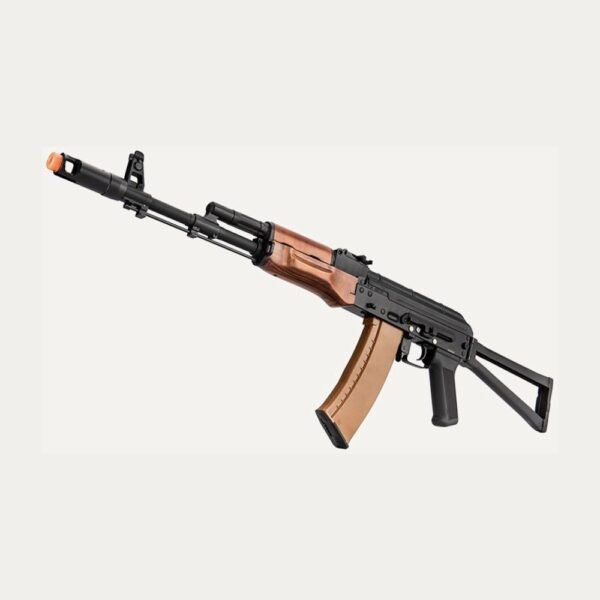 Rifle Airsoft Double Bell AKS-74MN Culata de Madera y Cuerpo Metálico AEG – Negro / Madera