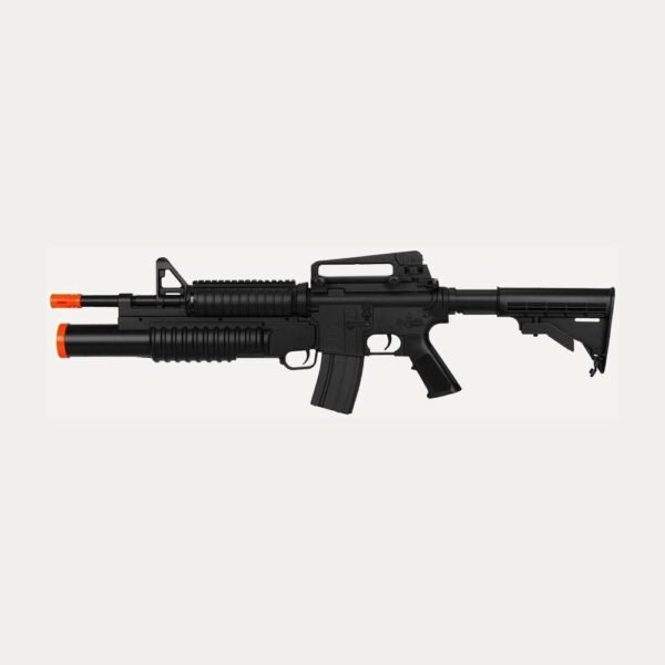 Rifle Airsoft Double Eagle M4 RIS con Lanzador M203 tipo Escopeta AEG – Negro