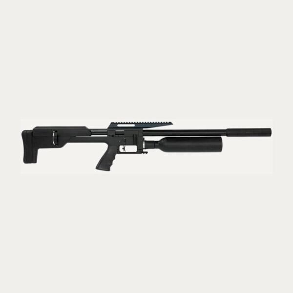 Rifle de aire Snowpeak M60TB PCP .25 – Negro, botella de fibra de carbono