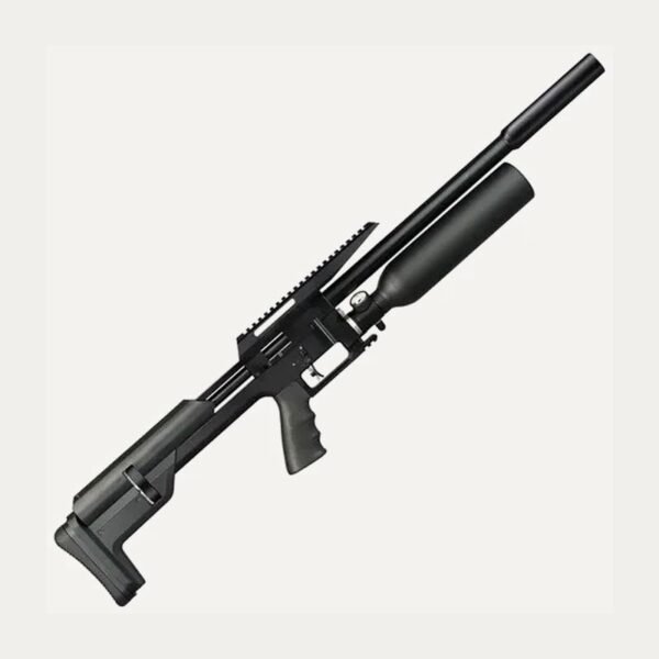 Rifle de aire Snowpeak M60TB PCP .30 – Negro, botella de fibra de carbono