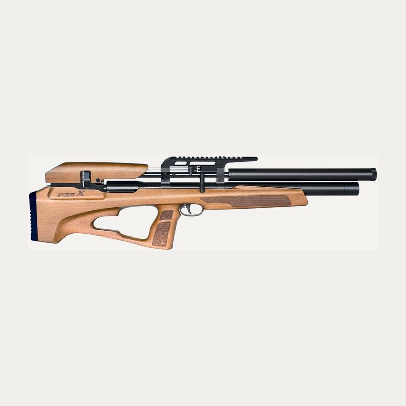 Rifle de aire Snowpeak P35XTB PCP .22 – Madera, botella de fibra de carbono