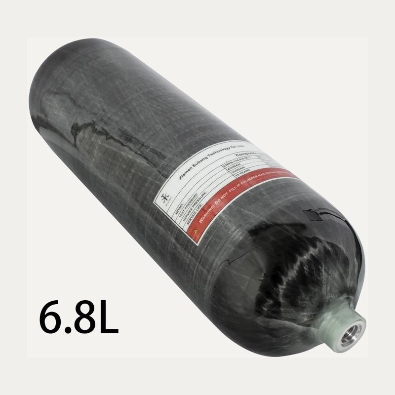 Tanque Tuxing fibra de carbono 6.8L 4500 PSI